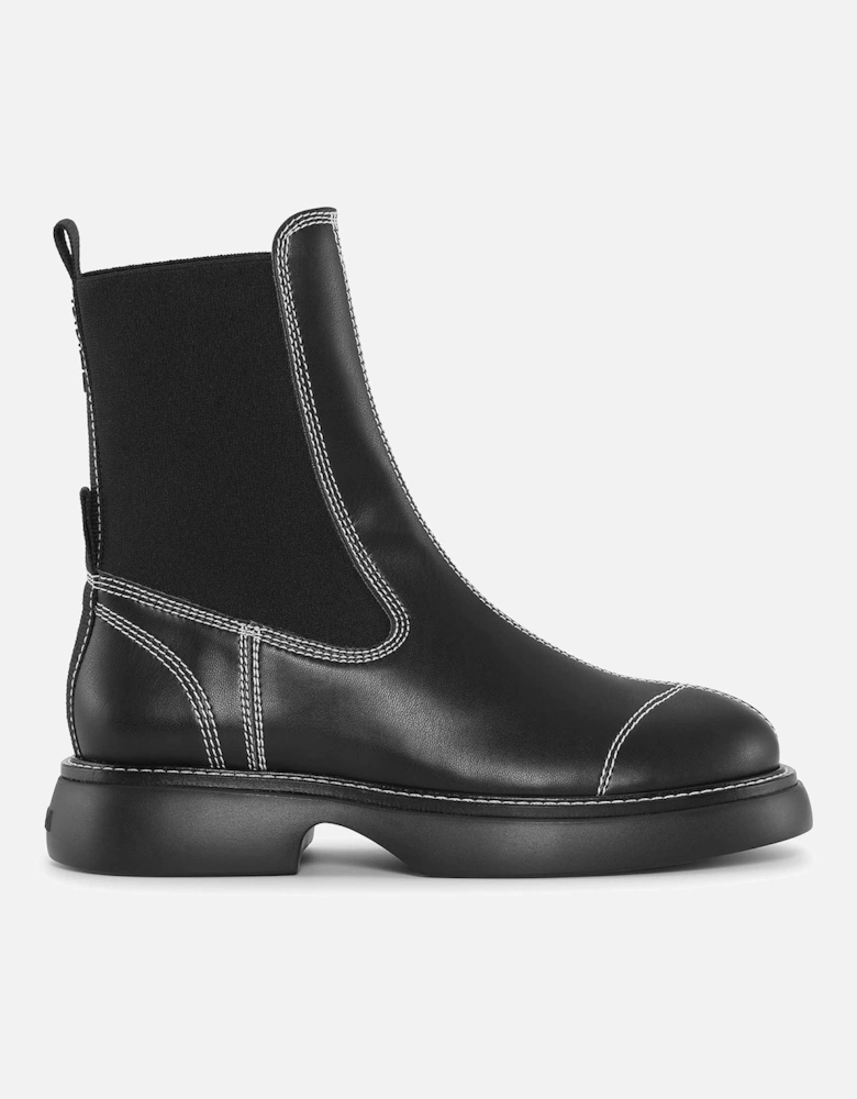 Women's Everyday Mid Faux Leather Chelsea Boots - - Home - Women's Everyday Mid Faux Leather Chelsea Boots