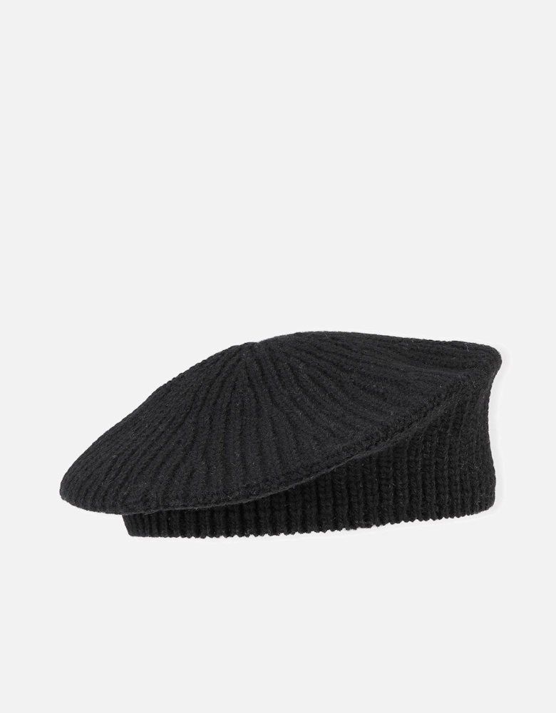 Women's Rib Knit Beret - Black - - Home - Brands - - Women's Rib Knit Beret - Black