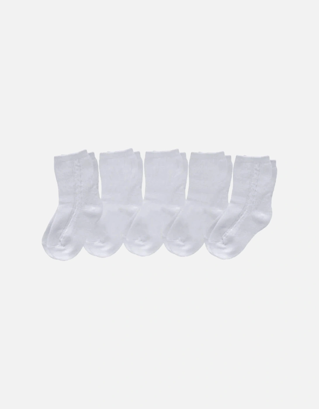 White 5 Pack Socks