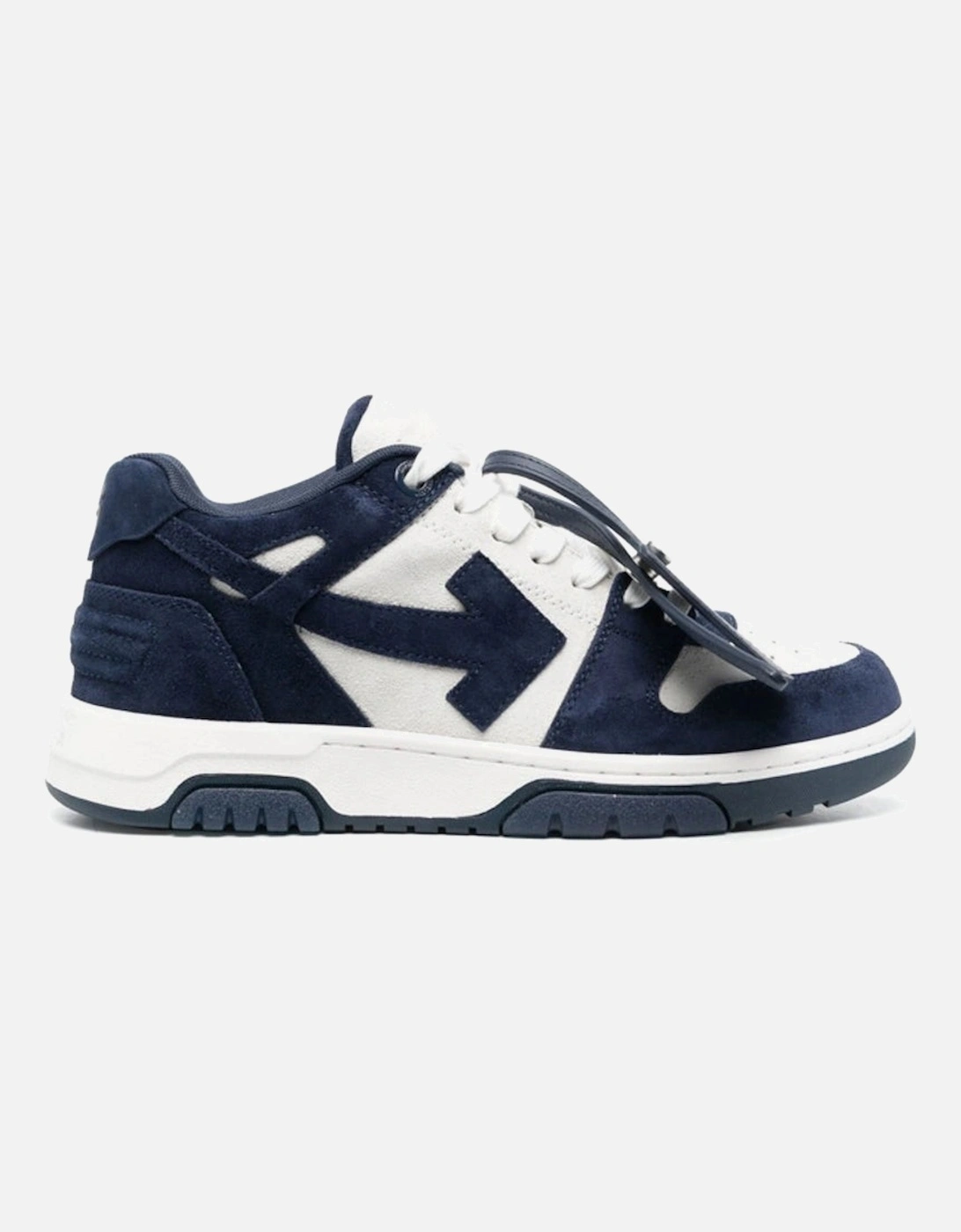 Out of Office Suede Trainers in Navy Blue, 5 of 4
