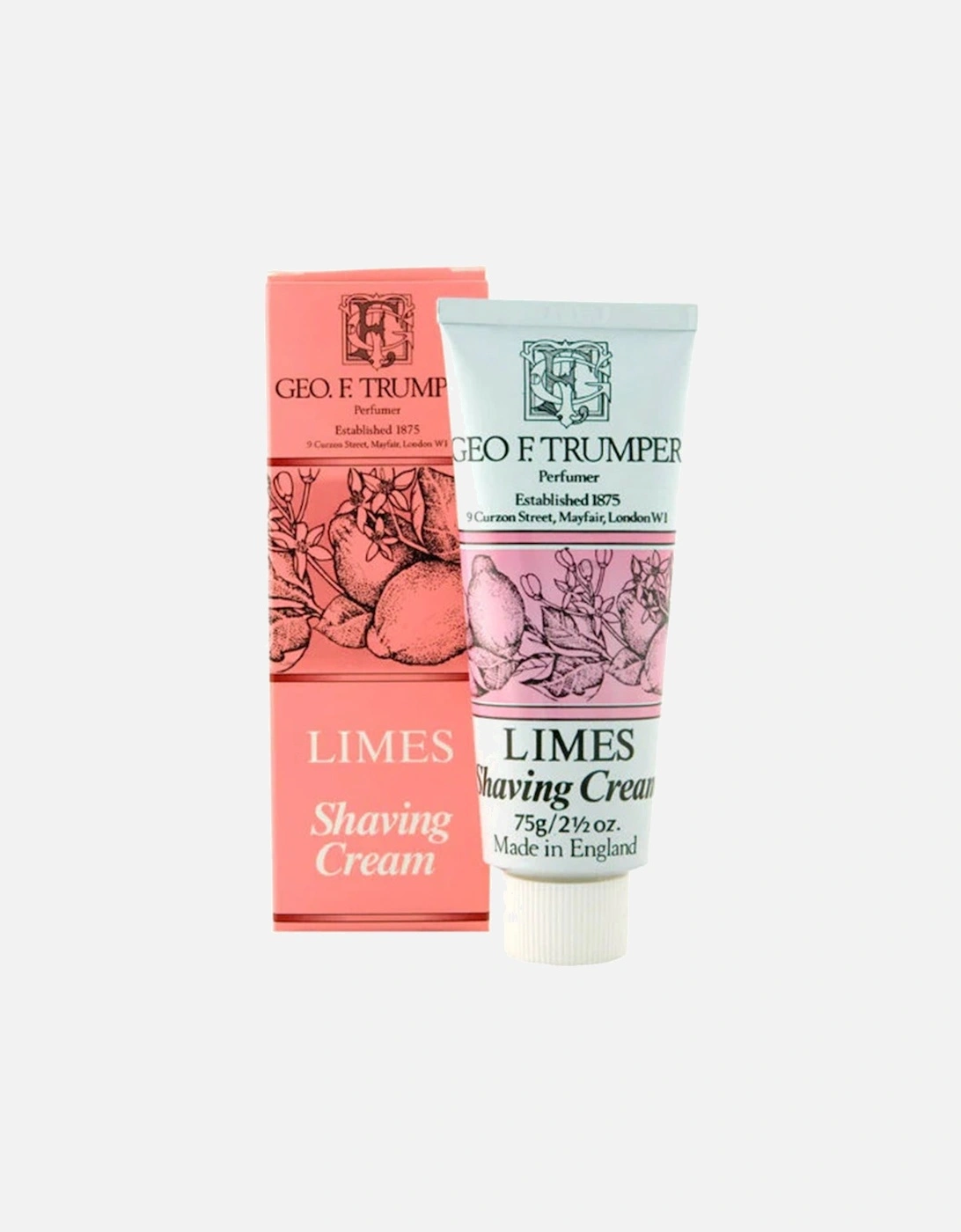 Lime Shaving Cream Tube 75g Aftershave Foam, 2 of 1