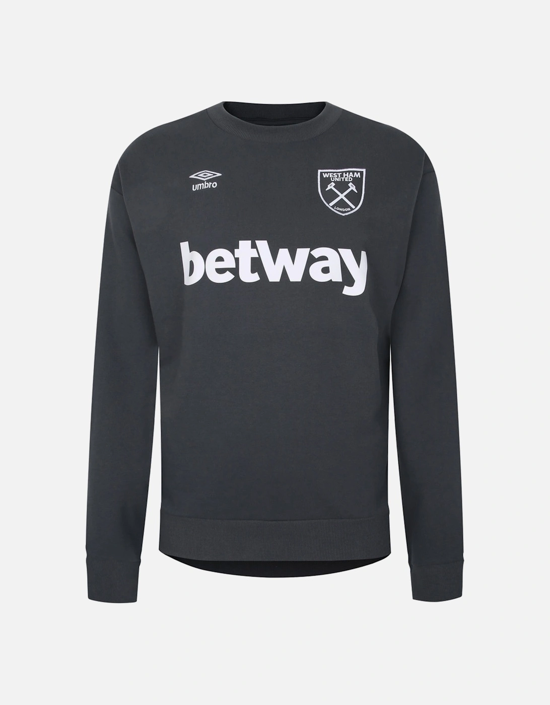 Mens 23/24 West Ham United FC Fleece Sweatshirt, 4 of 3