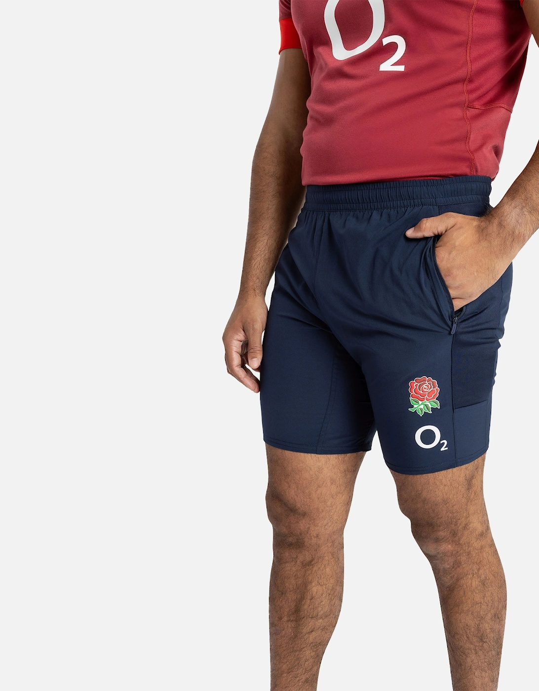 Childrens/Kids 23/24 England Rugby Gym Shorts