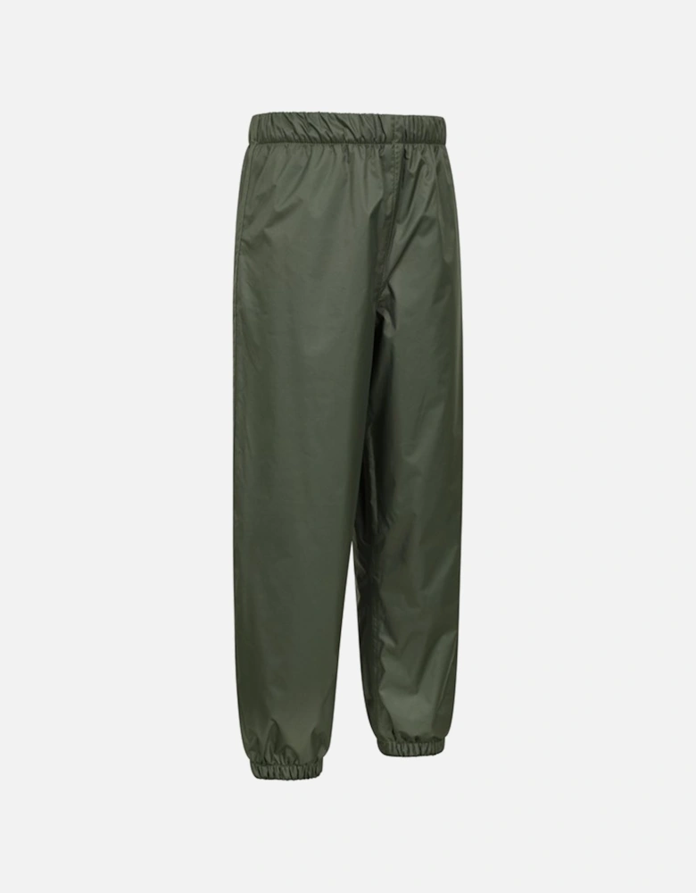 Childrens/Kids Fleece Lined Waterproof Trousers