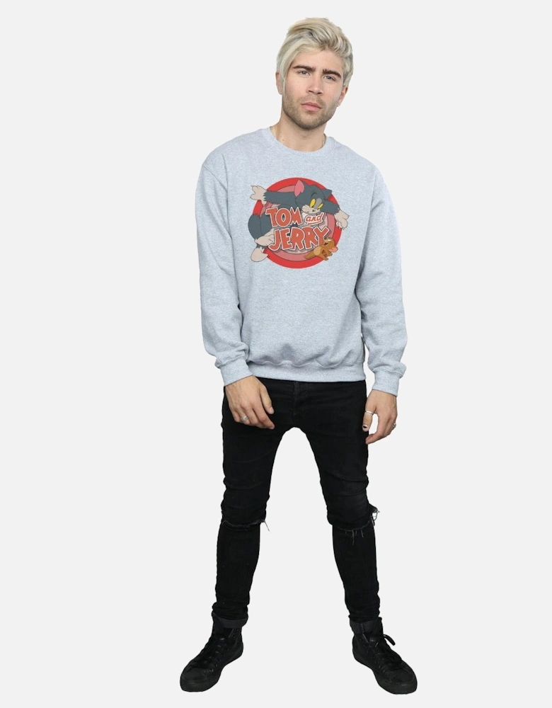 Tom and Jerry Mens Classic Catch Sweatshirt