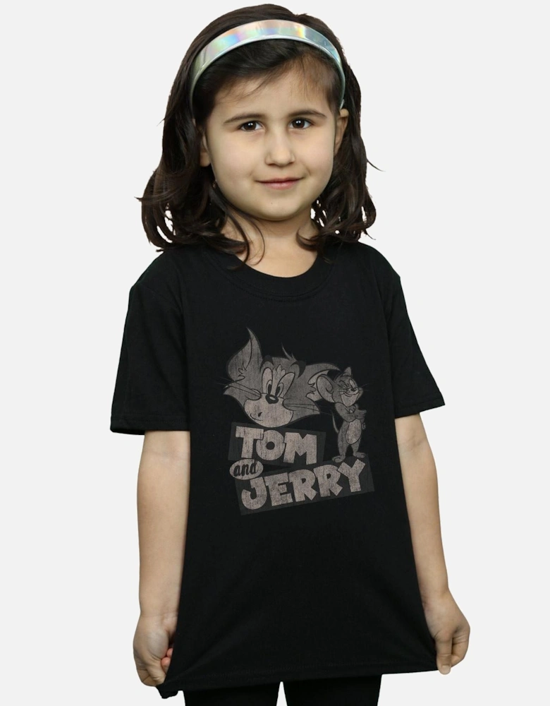 Tom and Jerry Girls Wink Cotton T-Shirt
