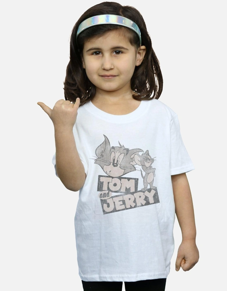 Tom and Jerry Girls Wink Cotton T-Shirt