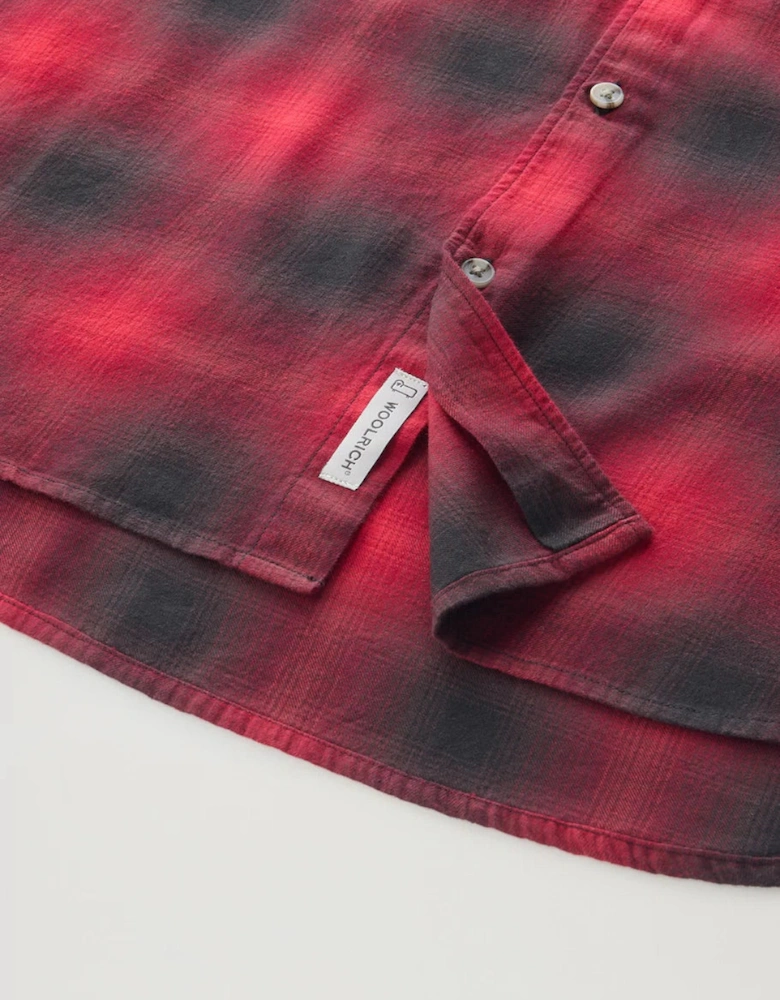 Woolwich Light Flannel Shirt - Hombre Red