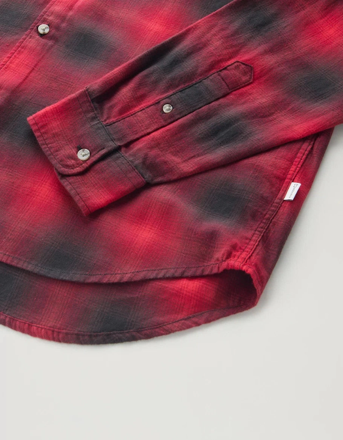 Woolwich Light Flannel Shirt - Hombre Red