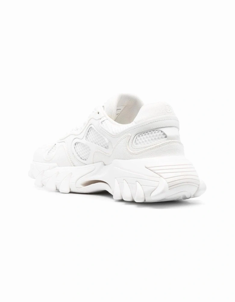 B East Leather Mix Sneakers White