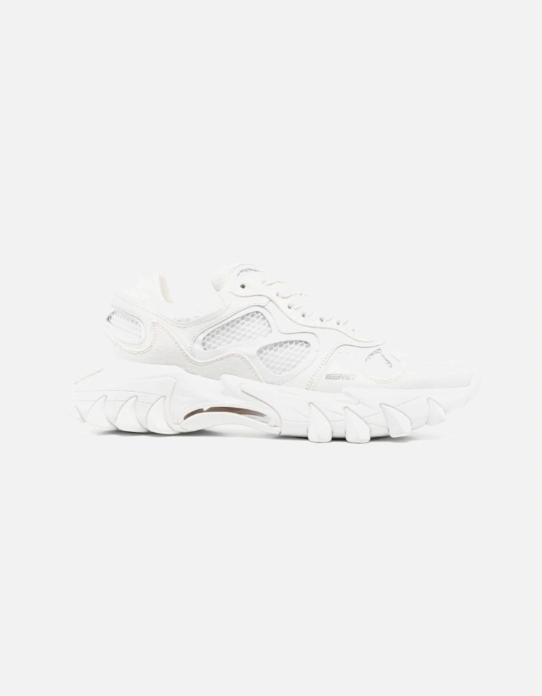 B East Leather Mix Sneakers White