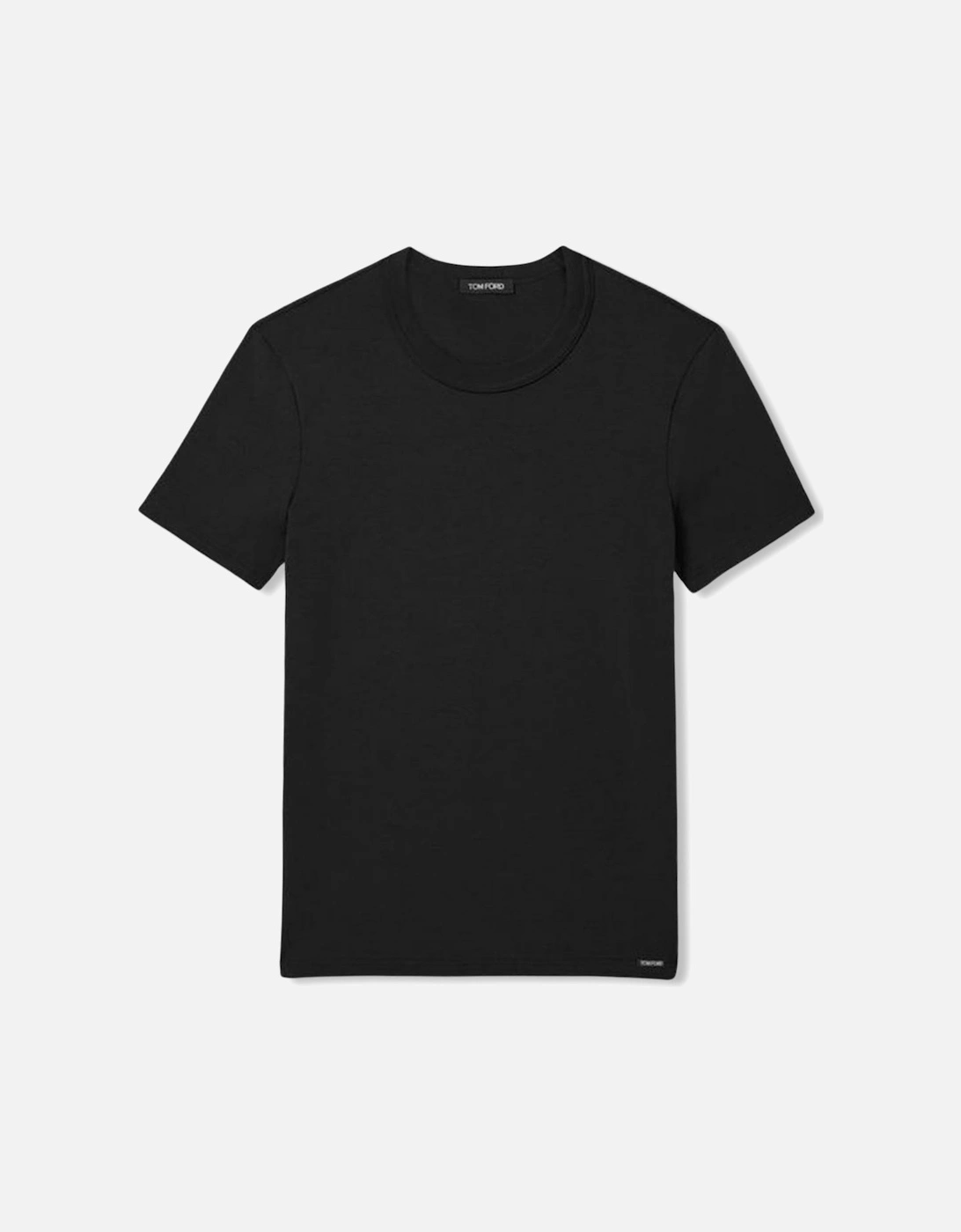 Cotton Stretch T-shirt Black, 3 of 2