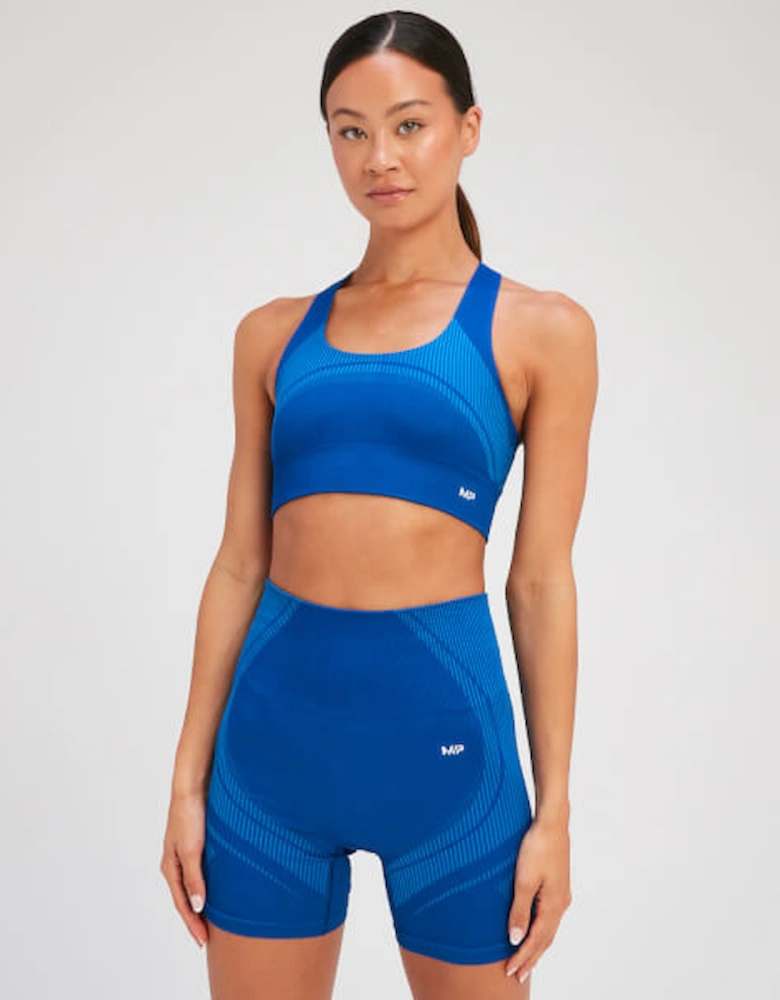 Women's Tempo Ultra Seamless Sports Bra - Surf Blue