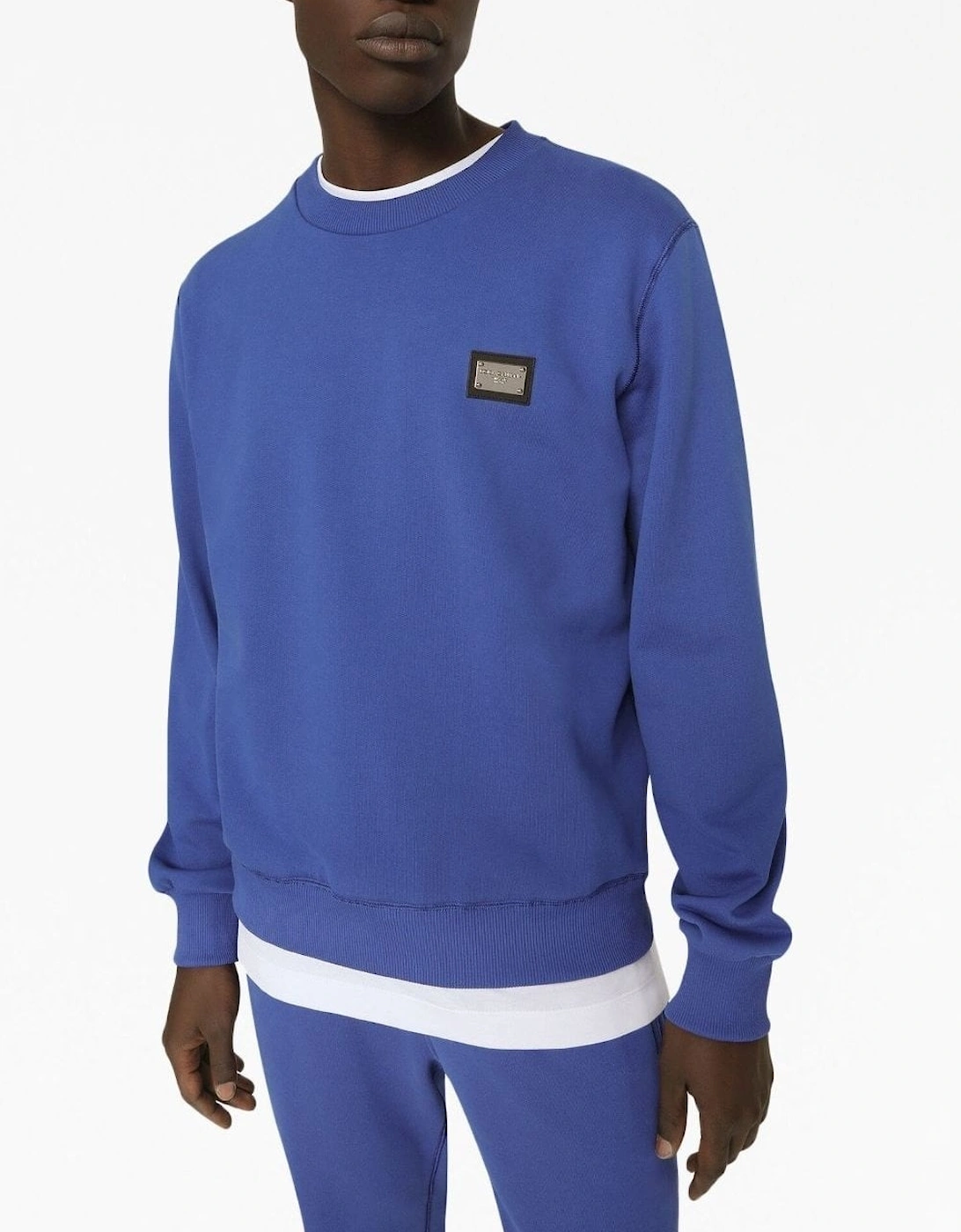 Essentials Plaque Sweatshirt Blue