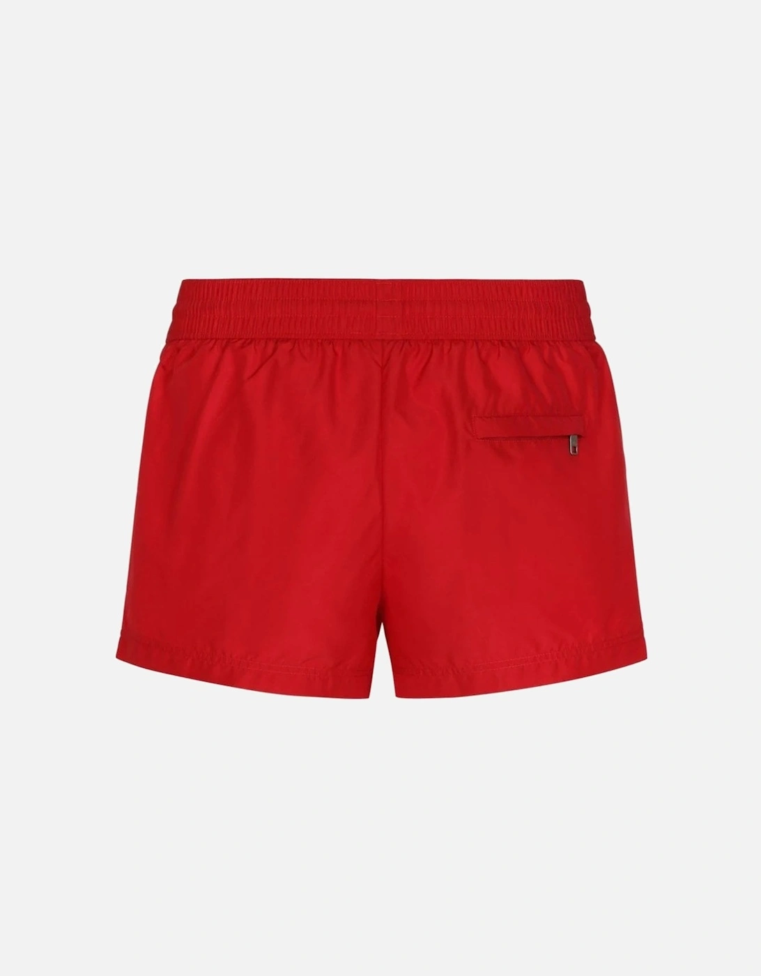 Branded Drawstring Swimshorts Red