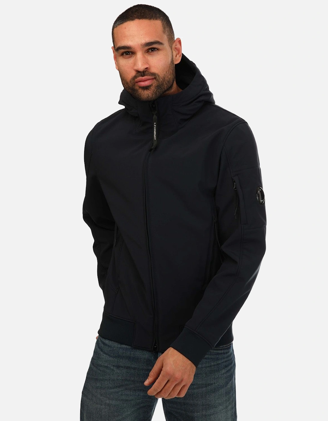 Mens Shell-R Detchable Hooded Jacket, 5 of 4