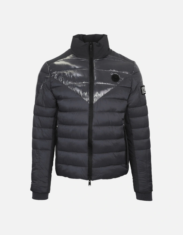 Plein Sport Plain Quilted Grey Jacket