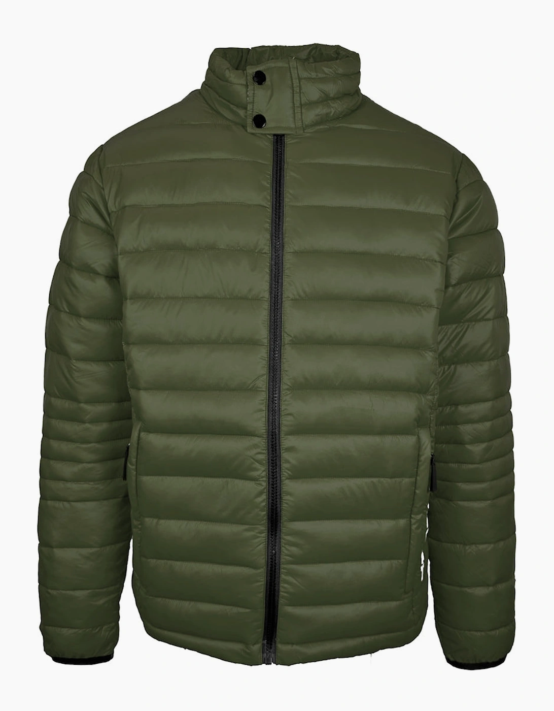 Men's Plein Sport Plain Padded Green Jacket - Tan - Size: 40/Regular