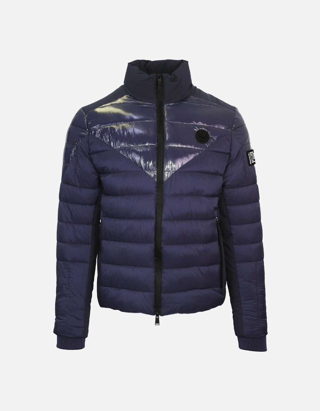 Plein Sport Plain Quilted Navy Blue Jacket, 3 of 2