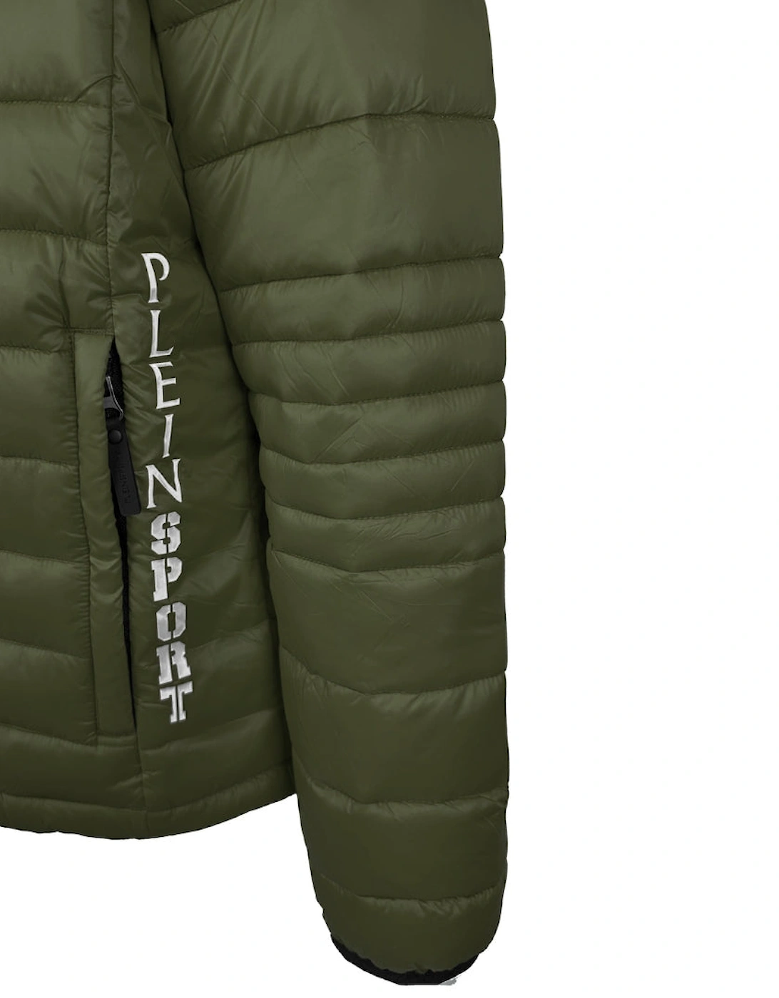 Plein Sport Plain Padded Green Jacket