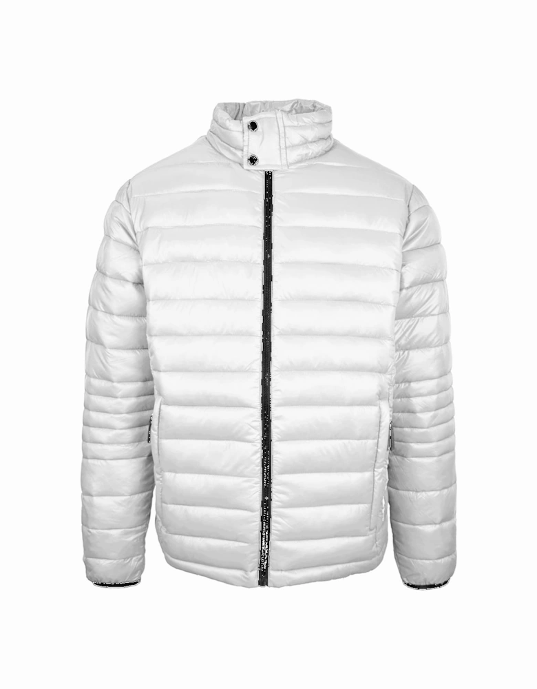 Plein Sport Plain Padded White Jacket