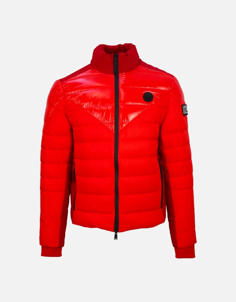 Plein Sport Plain Quilted Red Jacket