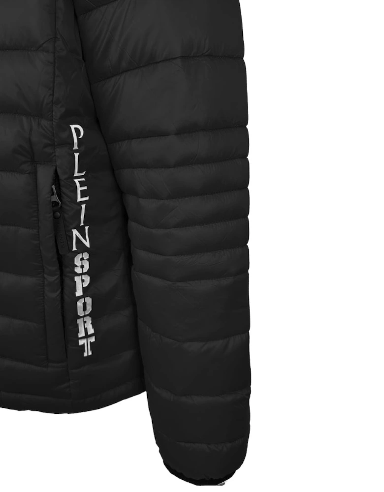 Plein Sport Plain Padded Black Jacket