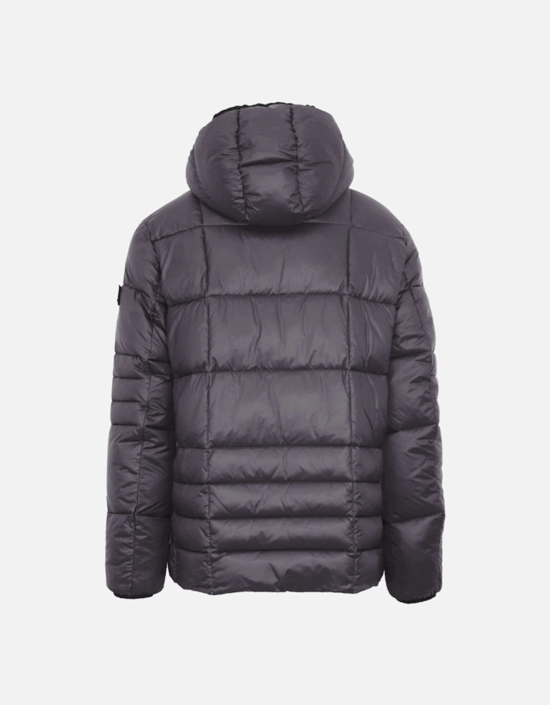 Plein Sport Small Circle Logo Quilted Grey Jacket