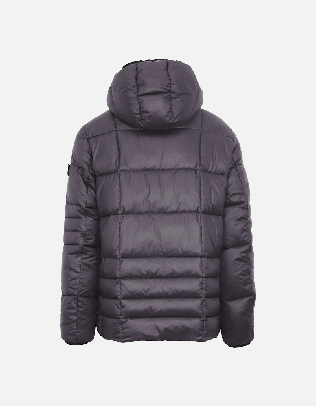 Plein Sport Small Circle Logo Quilted Grey Jacket