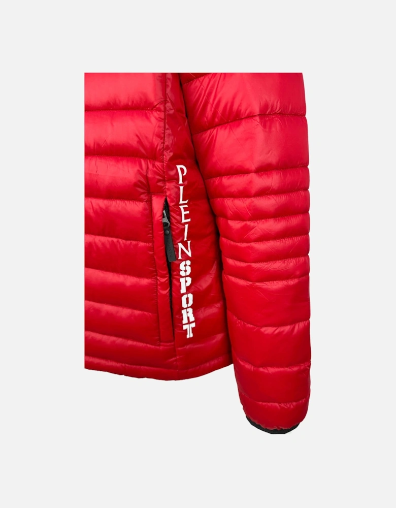 Plein Sport Plain Padded Red Jacket