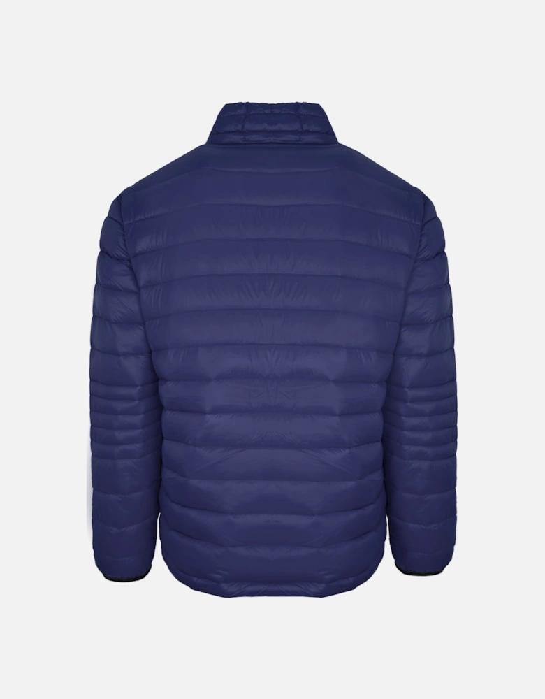 Plein Sport Plain Padded Navy Blue Jacket