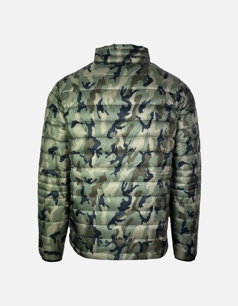 Plein Sport Plain Padded Camo Green Jacket