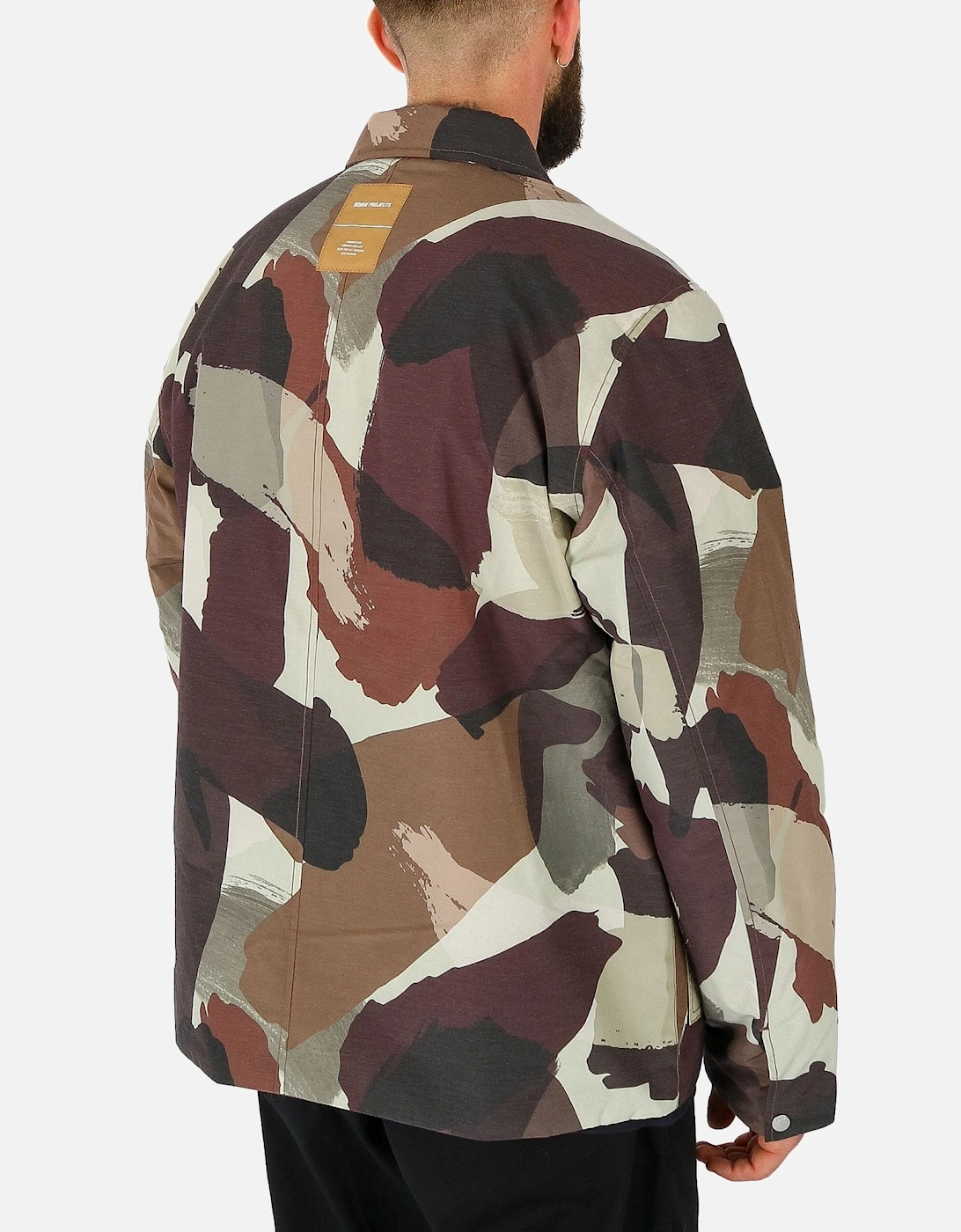 Pelle Camo Nylon Insulated Brown Jacket
