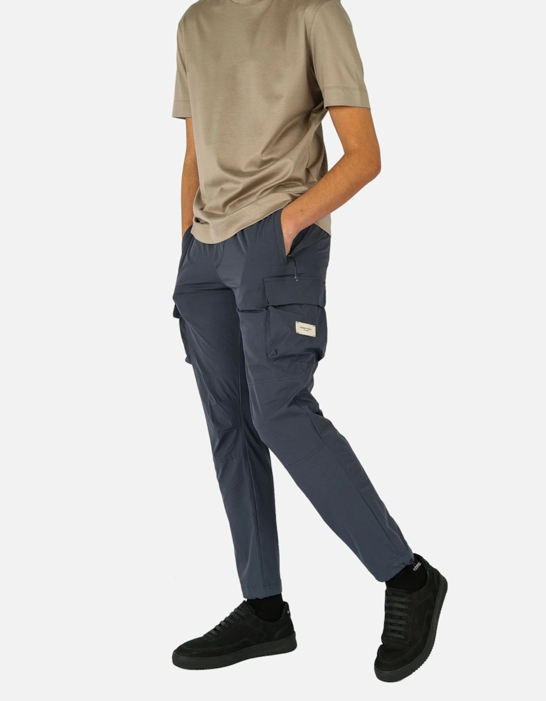 Woven Stretch Grey Cargo Pant