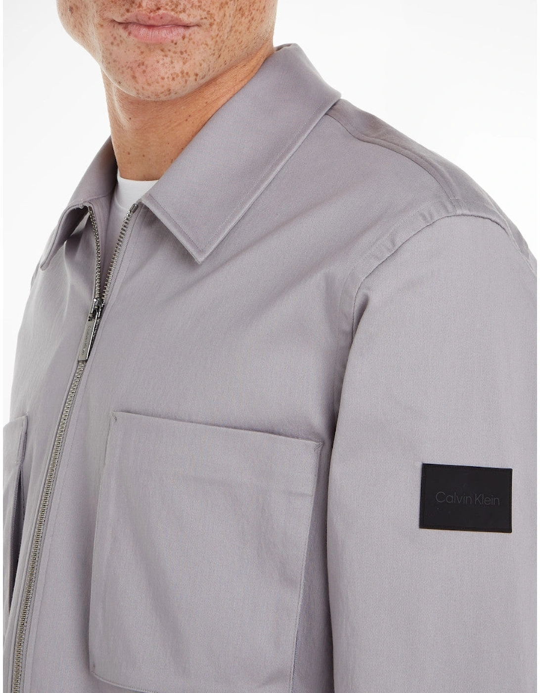 3D Pocket Overshirt P8N Grey