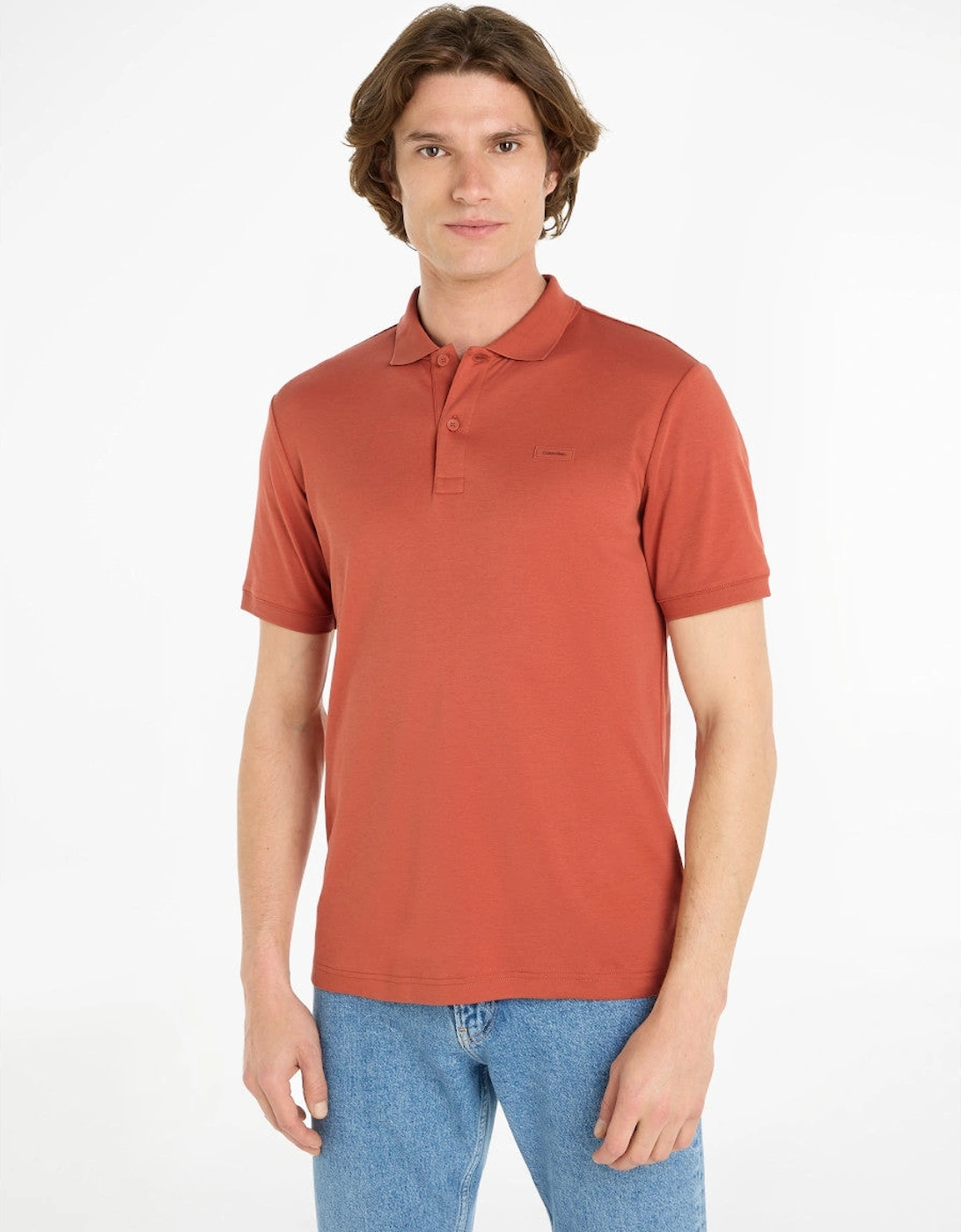 Slim Fit Polo Shirt S0B Orange