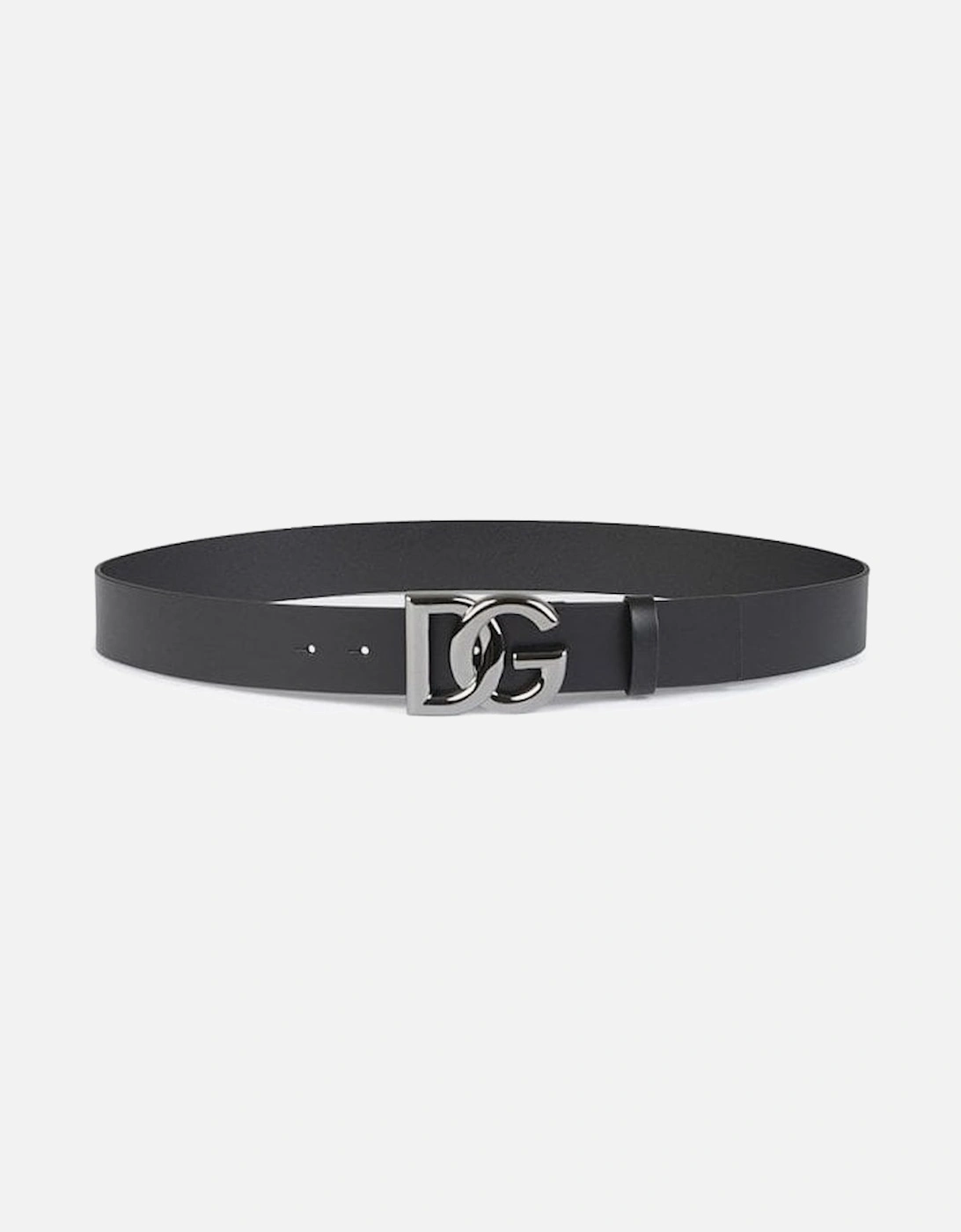 DG Interlock Leather Belt Black, 5 of 4