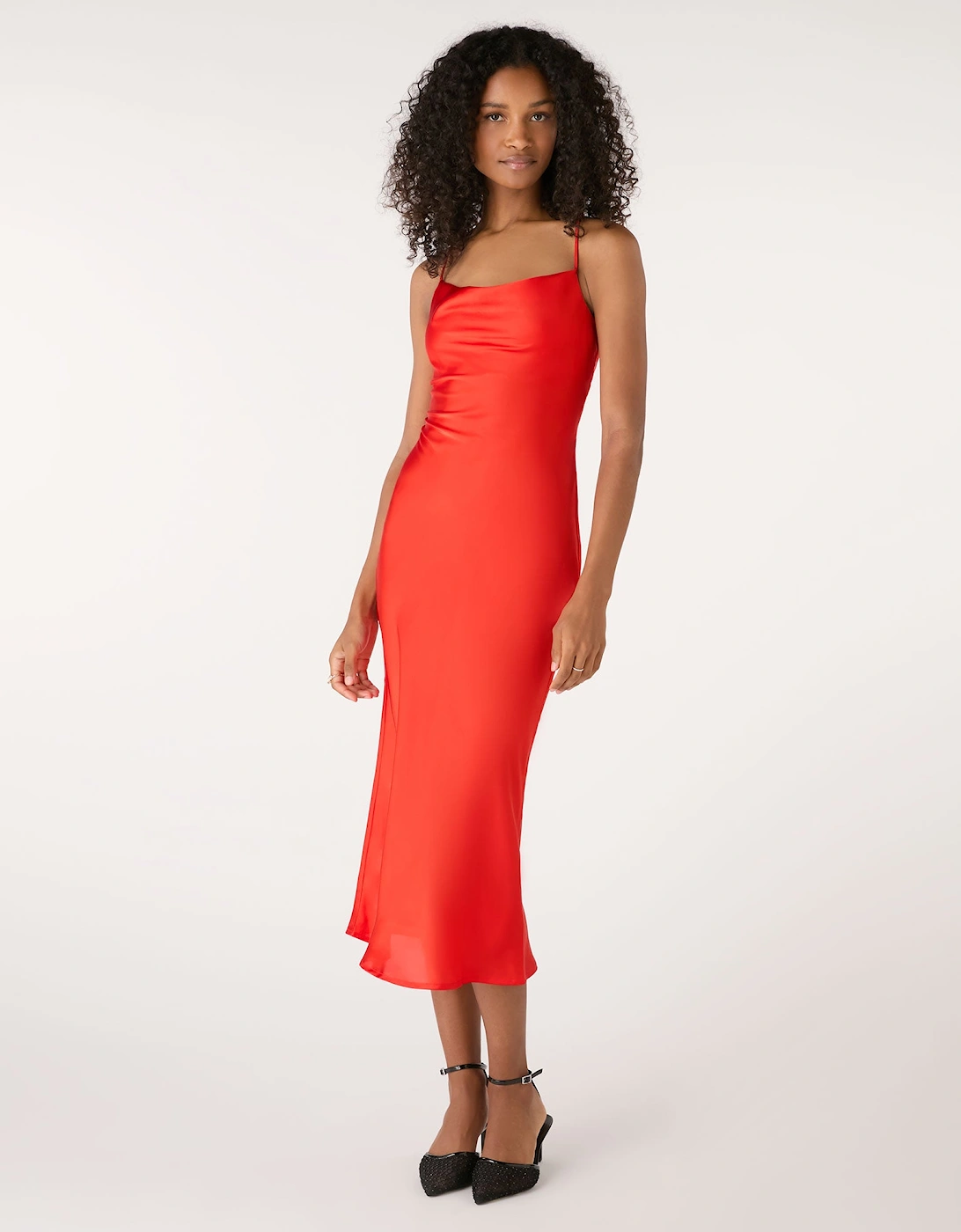 Riviera Midi Dress in Red, 7 of 6