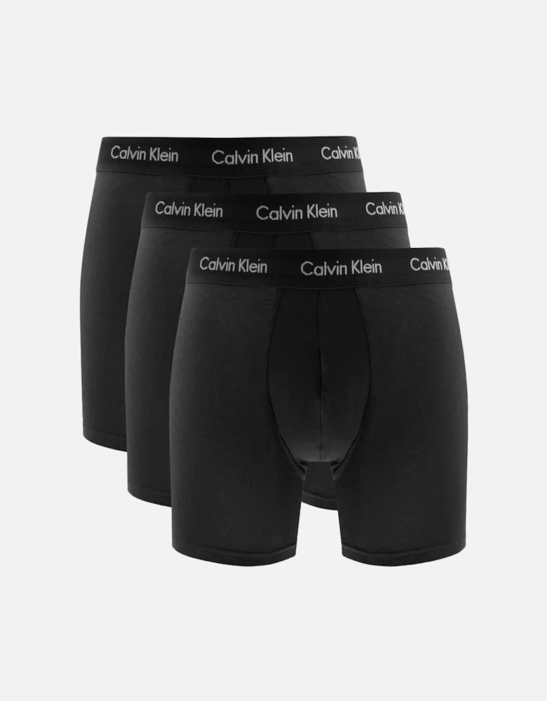 3 Pack Boxer Briefs Underwear in Black
