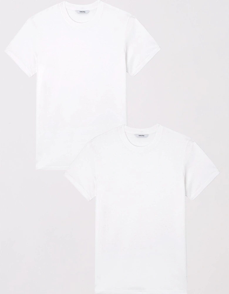 Crew T-Shirt (2 Pack) - White