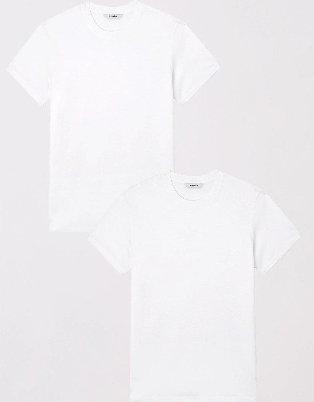 Crew T-Shirt (2 Pack) - White, 2 of 1