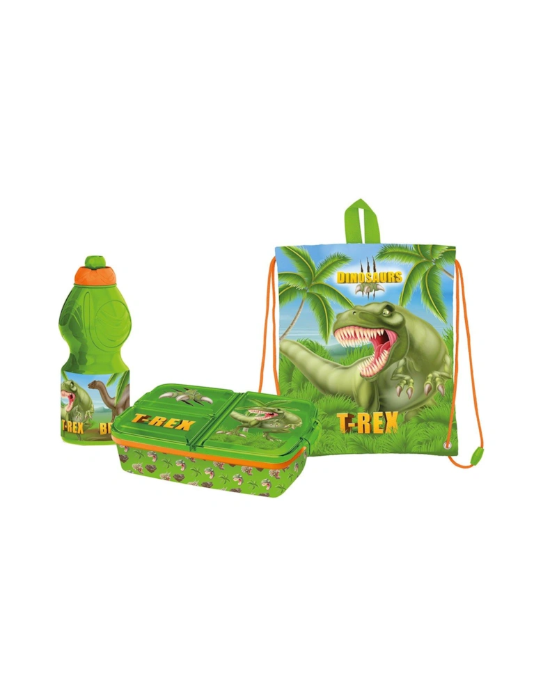 Dinosaurs Lunch Box, Bottle and Bag Bundle
