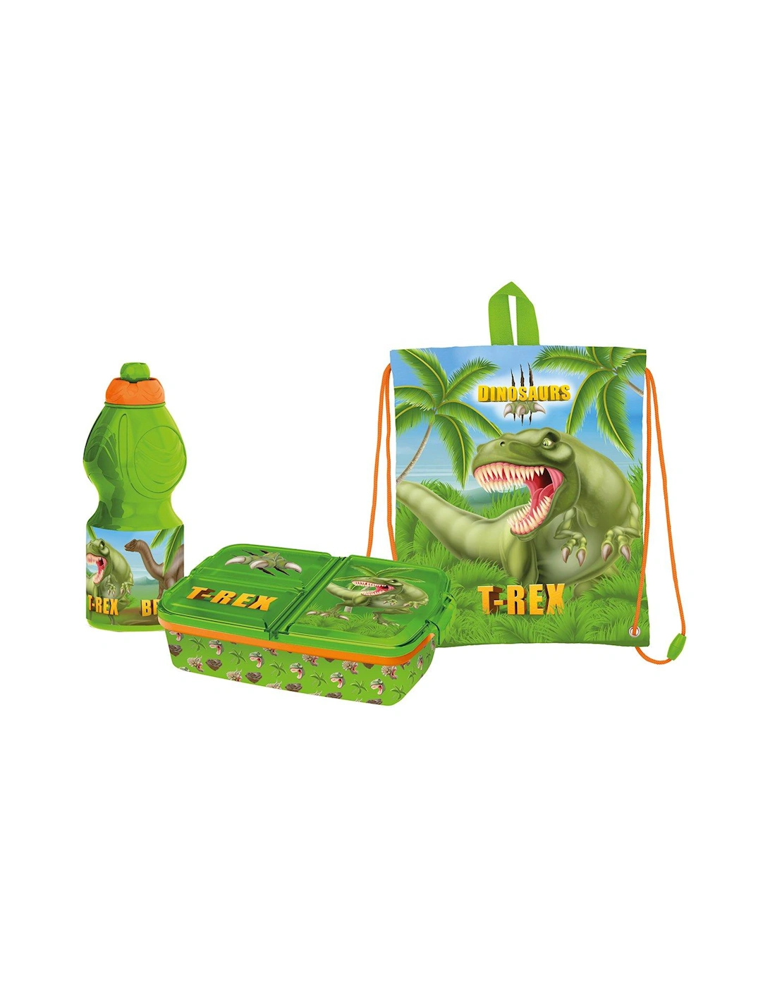 Dinosaurs Lunch Box, Bottle and Bag Bundle, 2 of 1