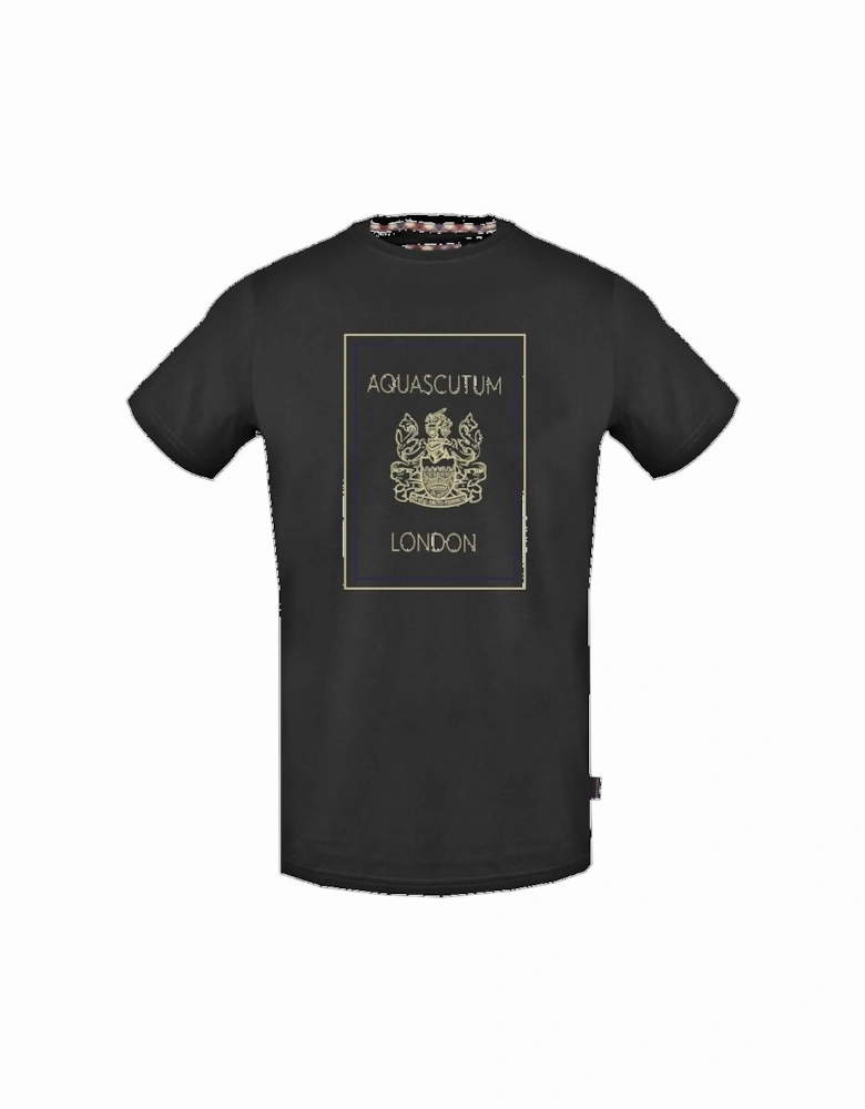 Gold London Logo Black T-Shirt