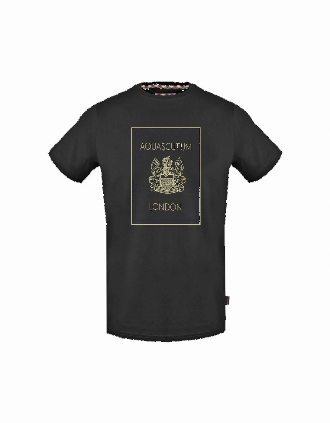 Gold London Logo Black T-Shirt, 3 of 2