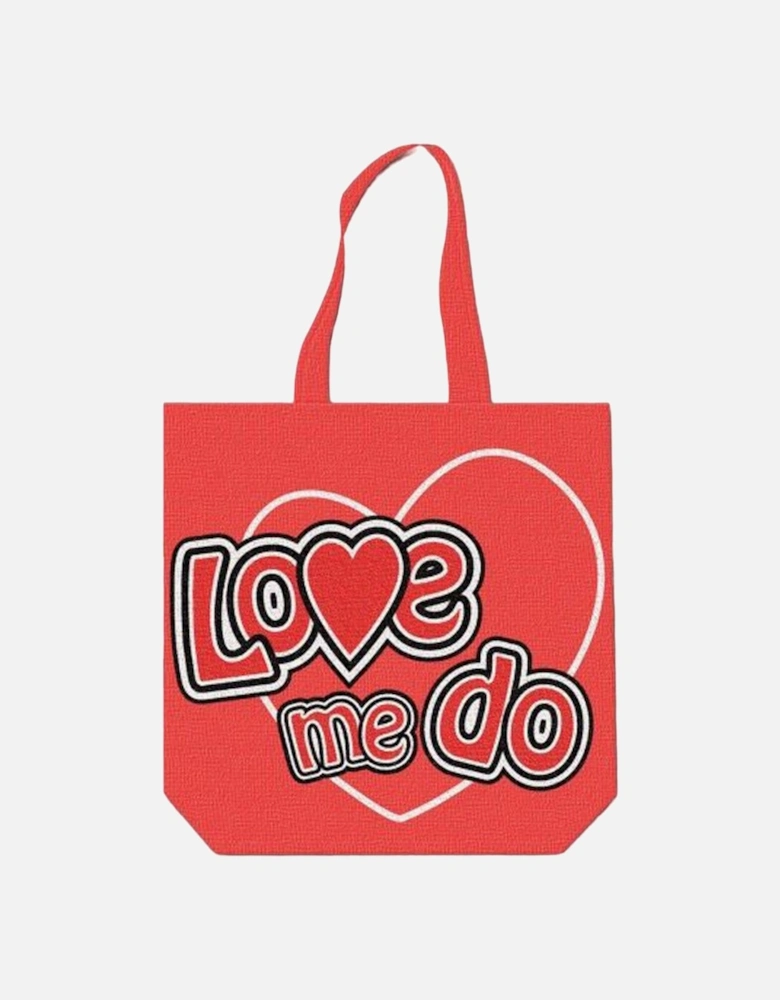 Love Me Do Cotton Tote Bag