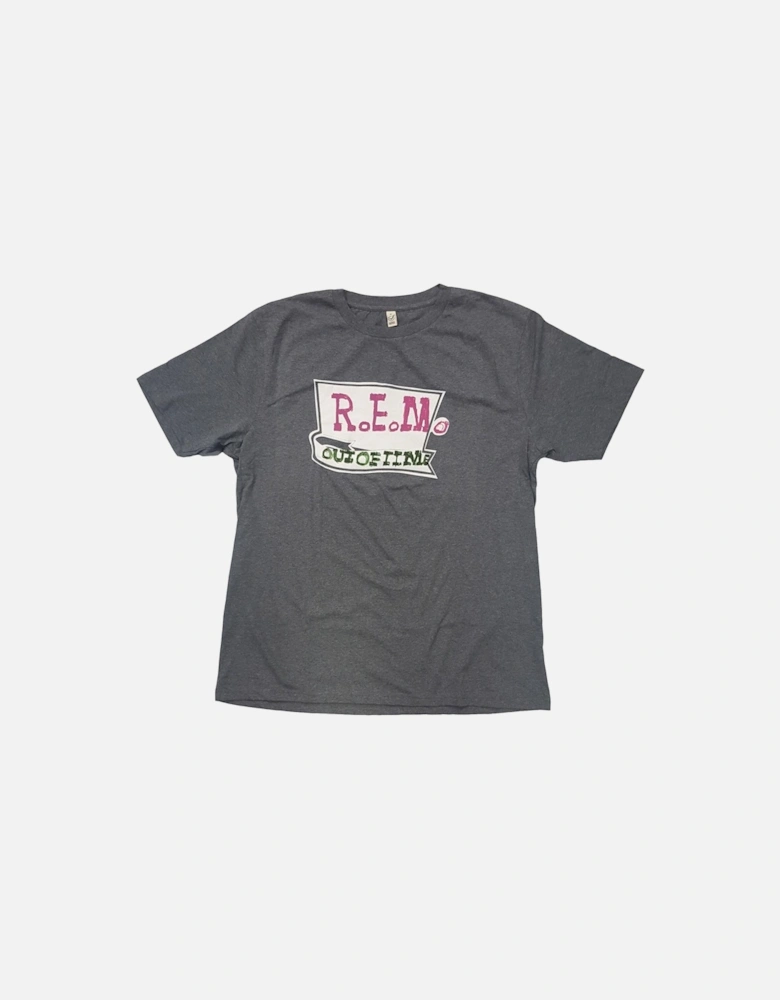 R.E.M Unisex Adult Out Of Time Heather T-Shirt