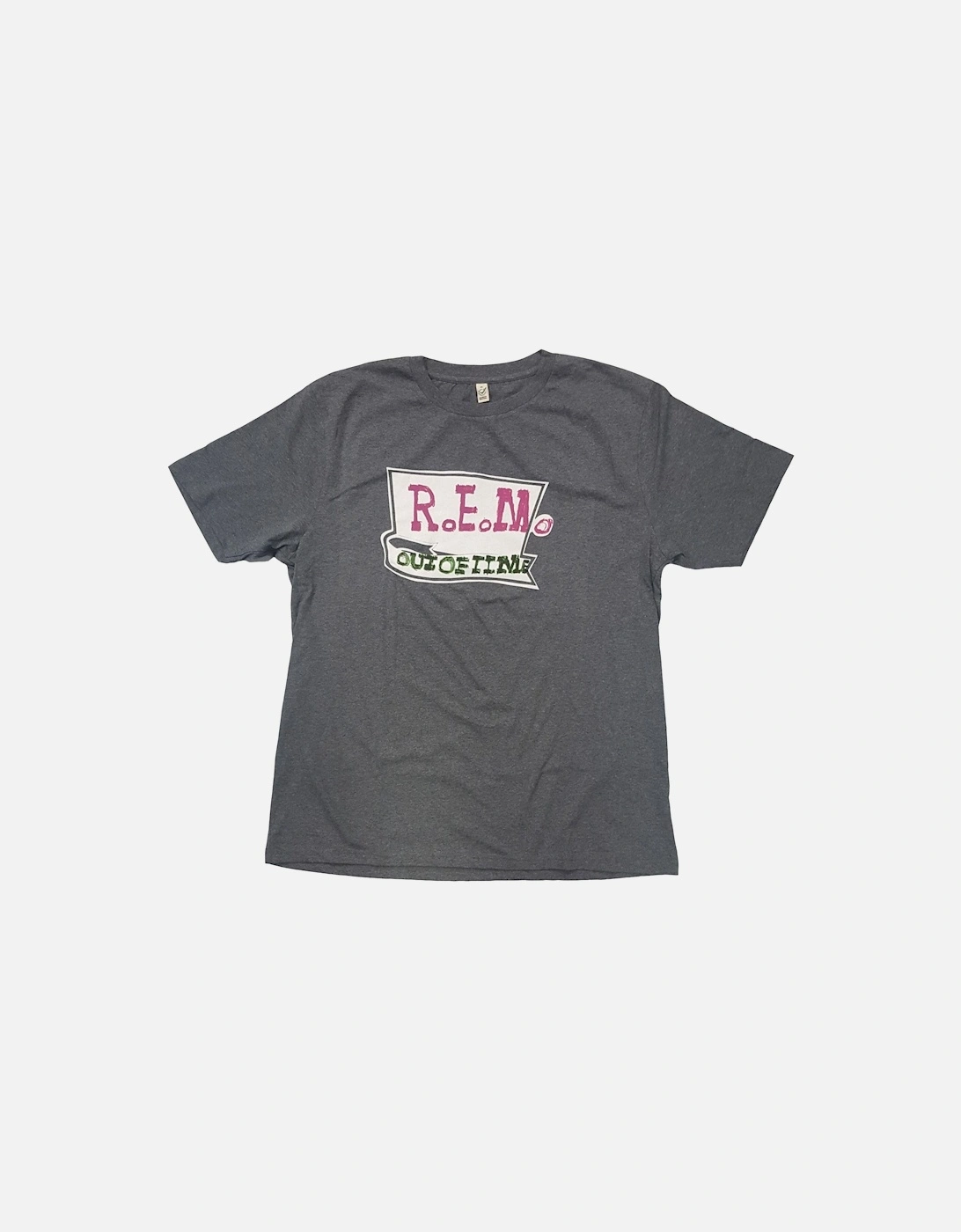 R.E.M Unisex Adult Out Of Time Heather T-Shirt, 2 of 1