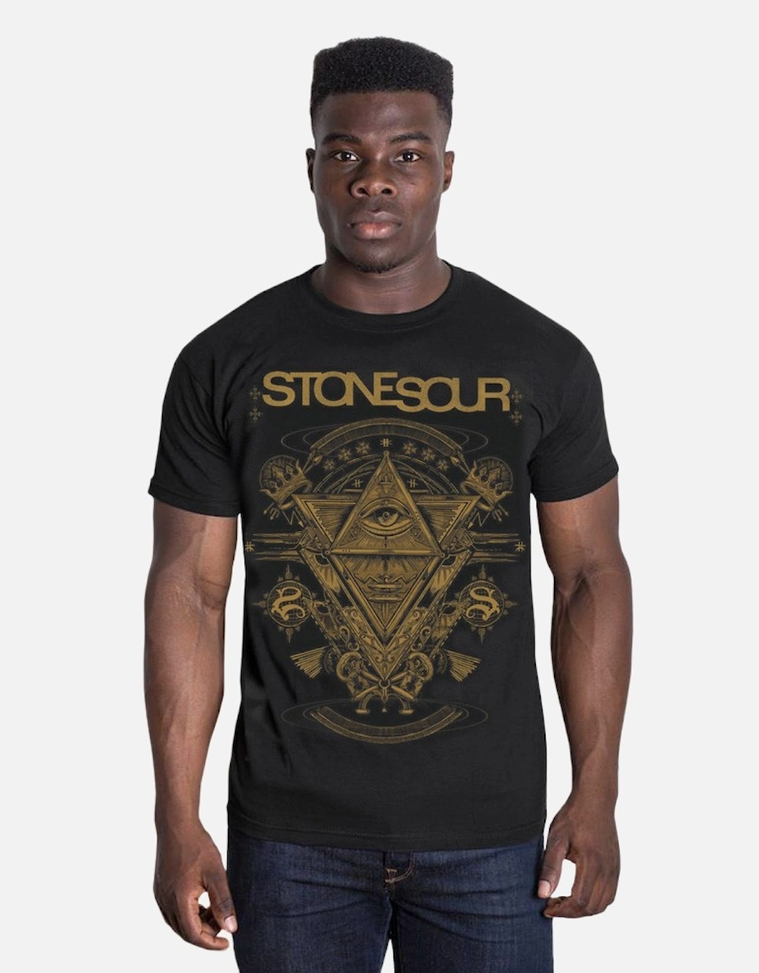 Unisex Adult Pyramid Cotton T-Shirt, 2 of 1