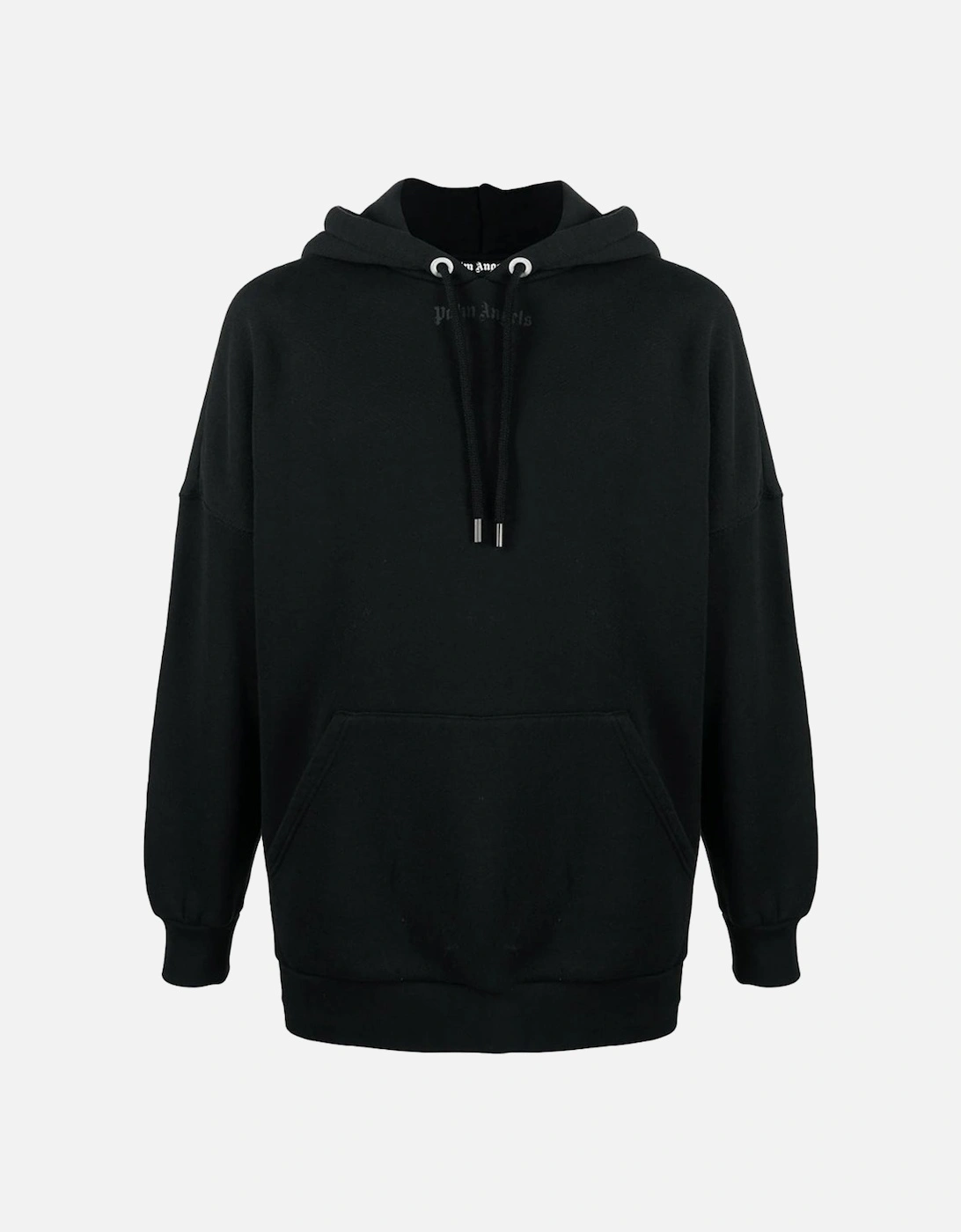 Classic Logo Black Oversized Hoodie, 3 of 2